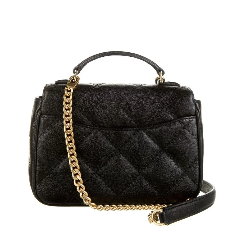 Tory Burch Willa Mini Top Handle Bag Black